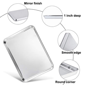 TeamFar baking sheet multi size layout suitable for different recipes