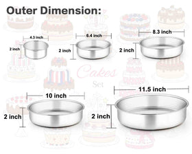 TeamFar five-pan set image shows complete baking collection for diverse recipes