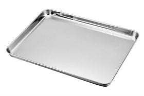 TeamFar cooling rack inside pan promotes even air circulation for browning.