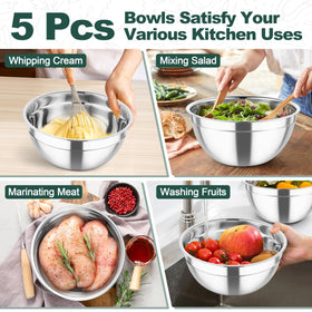 TeamFar dishwasher-friendly bowls; lids require hand washing for longevity.