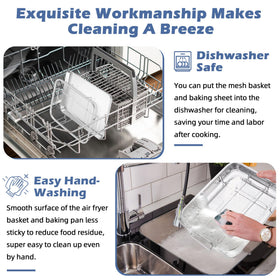TeamFar dishwasher-safe accessories offer convenient cleanup.