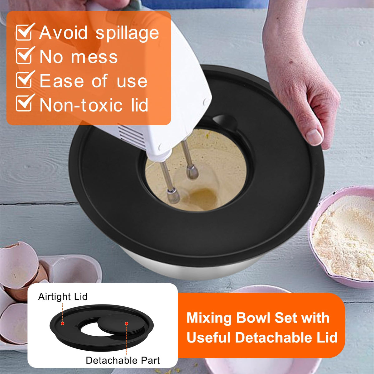 TeamFar bowls are dishwasher safe for easy cleanup.