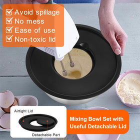 TeamFar bowls are dishwasher safe for easy cleanup.