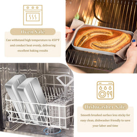 TeamFar even-bake loaf pan promotes uniform browning and consistent results
