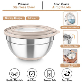 TeamFar three graters attach to the lid for quick slicing and shredding