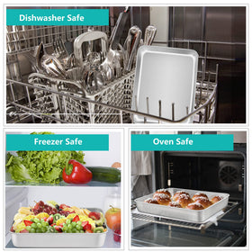 TeamFar lasagna pan serves 2–3 people with generous portions.