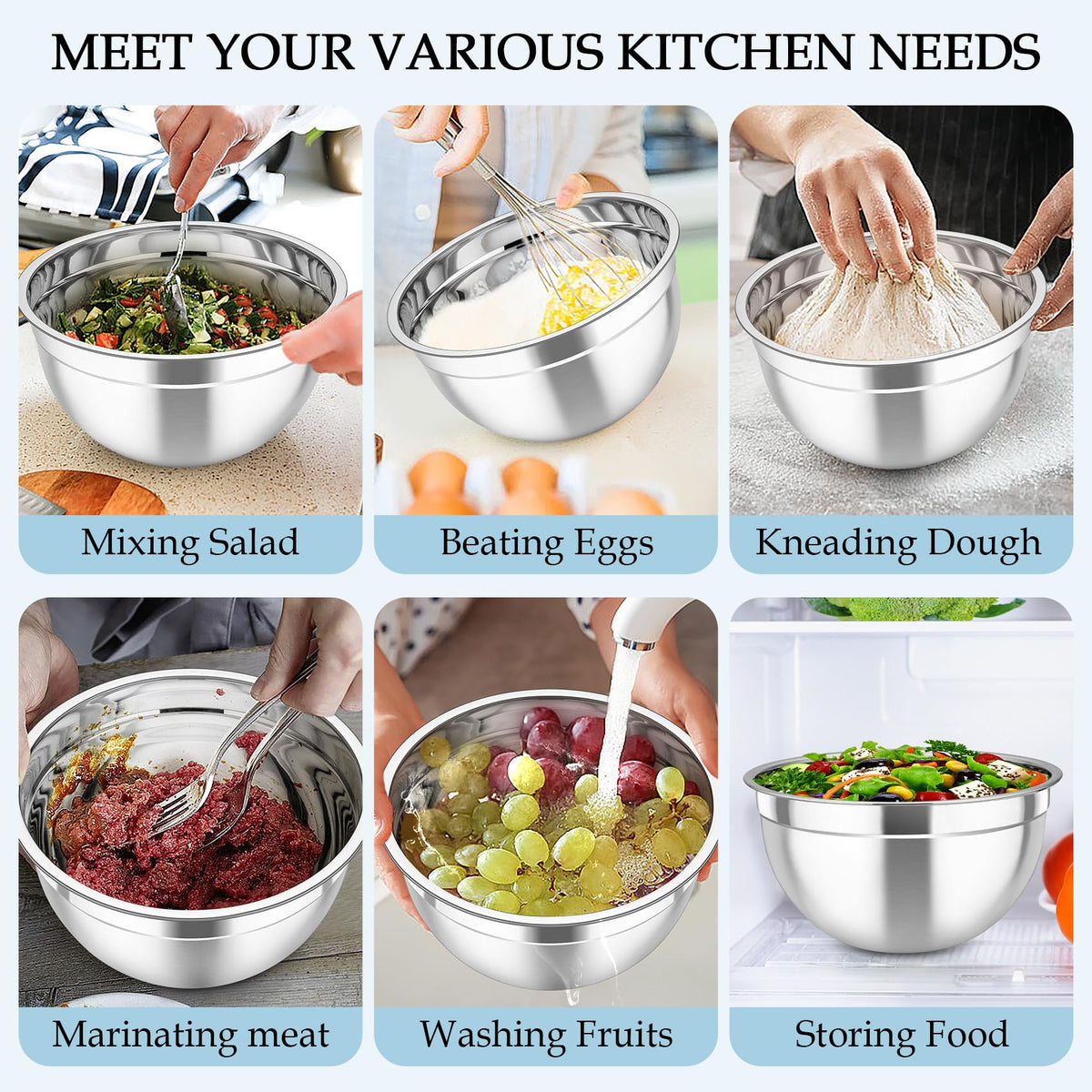 Mirror-finish stainless steel for a modern look and easy cleaning.