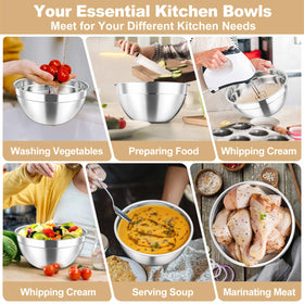 TeamFar 0.7 qt bowl ideal for small mixes and toppings