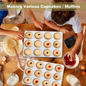 TeamFar muffin pan storage design keeps your kitchen organized.