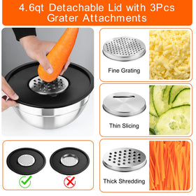 TeamFar nesting bowls save space and keep the kitchen tidy.