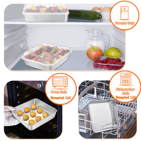 TeamFar one-piece construction minimizes leaks and keeps the oven clean.