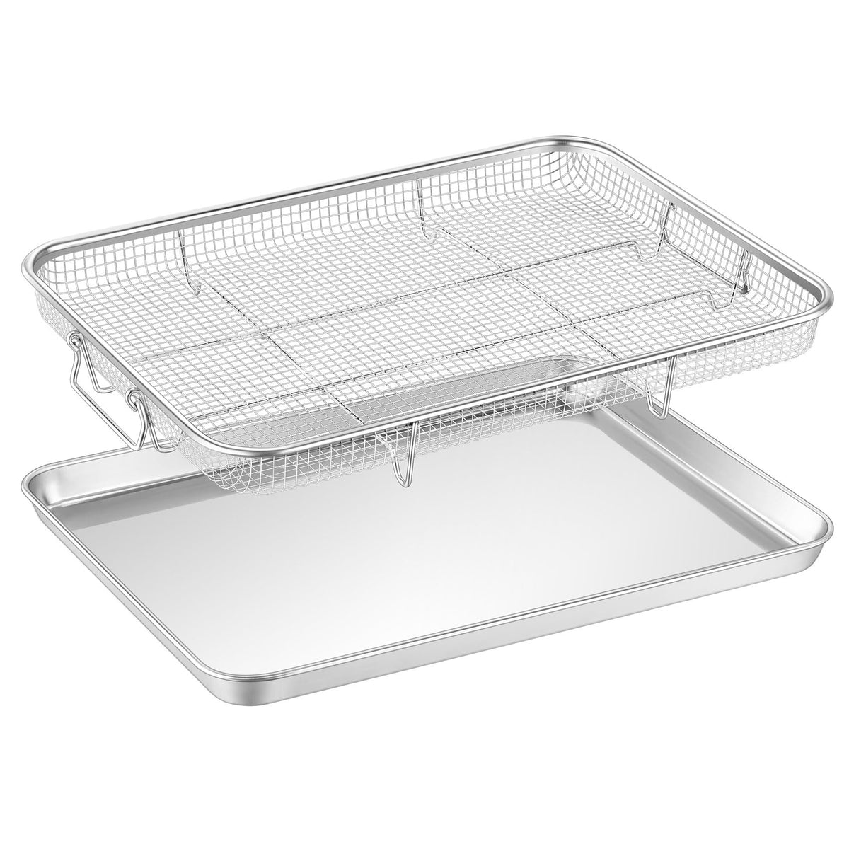 TeamFar oven air fryer basket with 16x12 tray for large batches