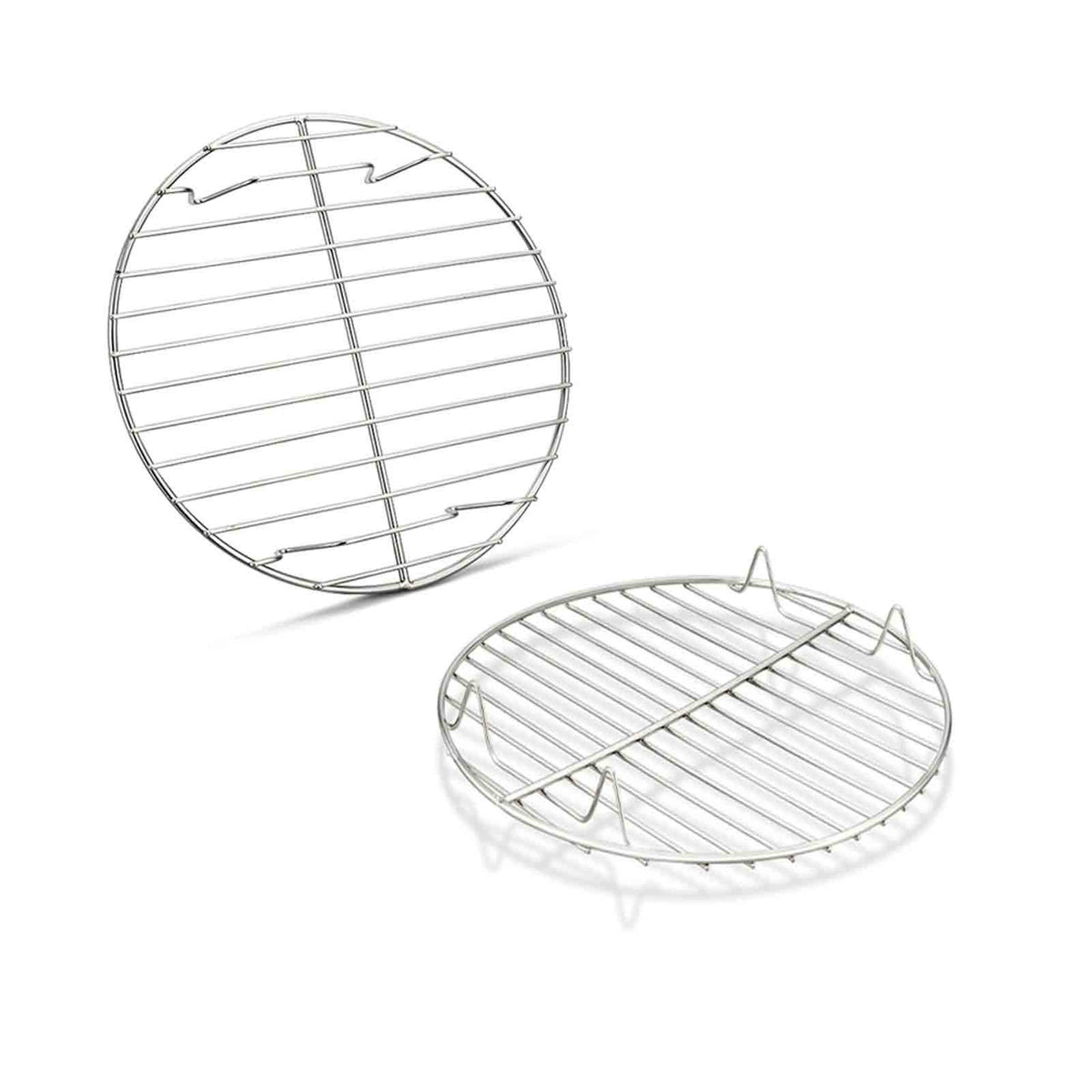 TeamFar round cooling rack with raised feet keeps air flowing for stability.