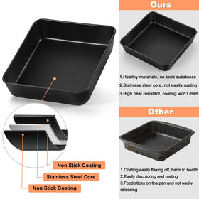 TeamFar see-through lid enables easy storage and quick content identification.