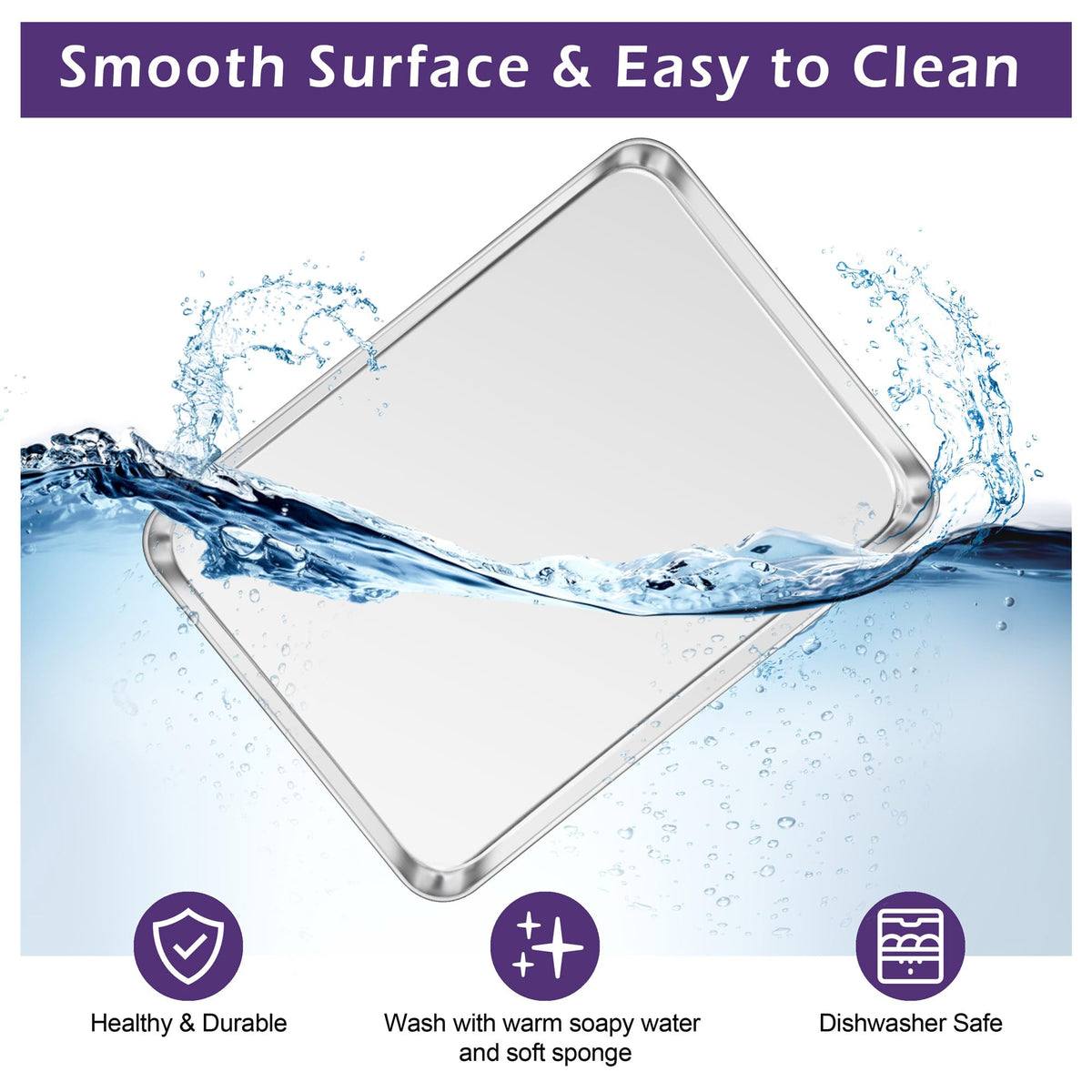 TeamFar pans with smooth edges protect hands during handling.