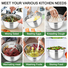 TeamFar stackable bowls saving space and keeping your kitchen organized