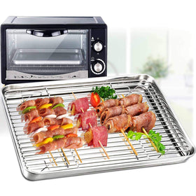 TeamFar stainless steel baking pan built to last and resist rust
