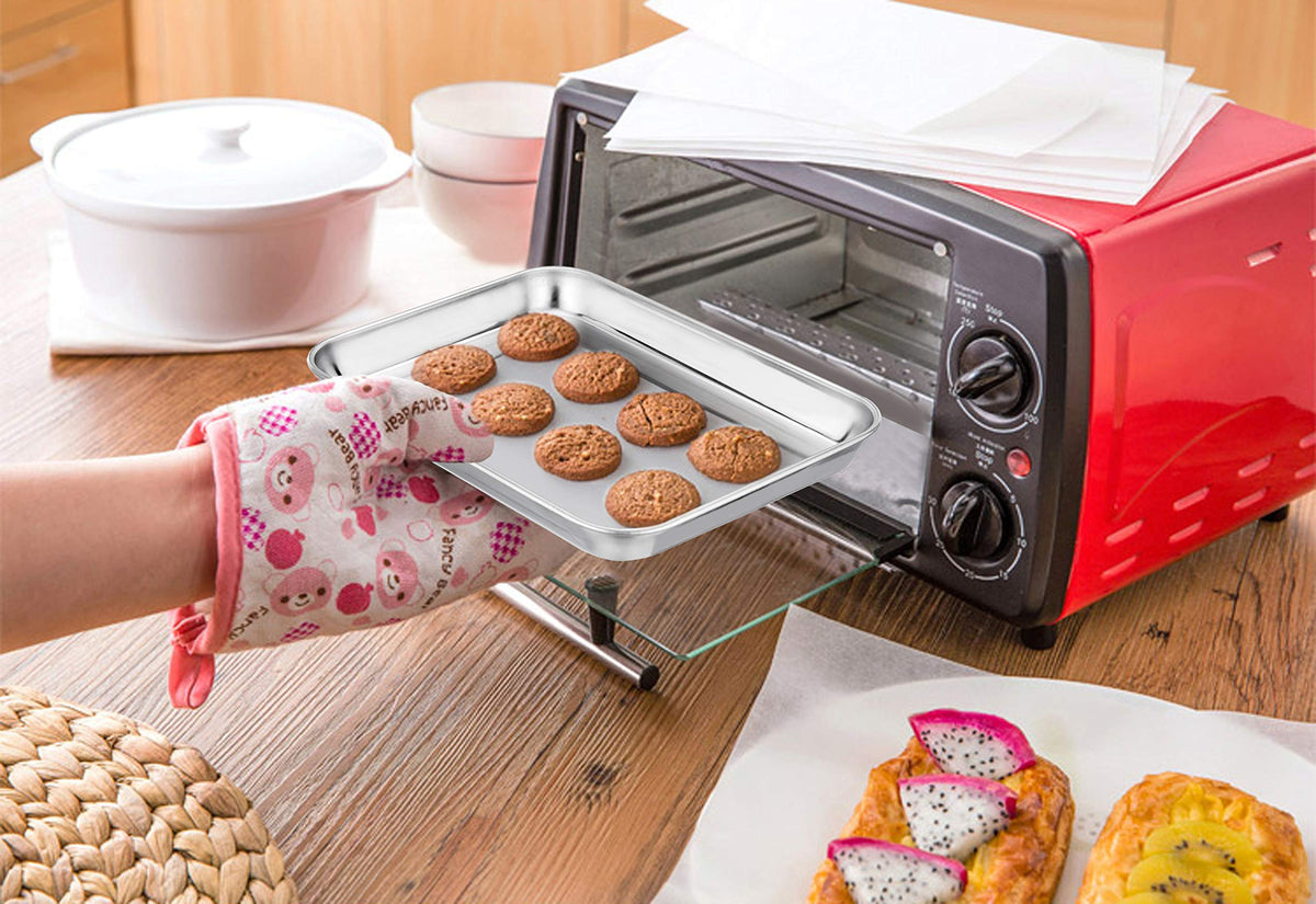 TeamFar compact set fits most home ovens for 1–2 servings