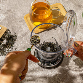 TEAZE Infuser crafted from BPA-free Eastman Tritan.