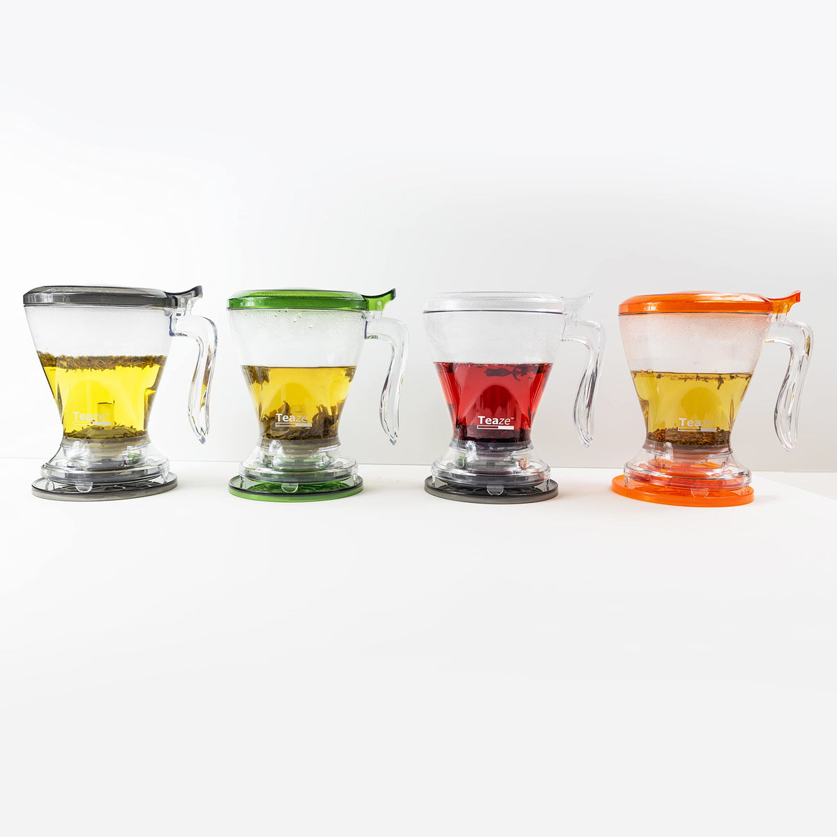 TEAZE Infuser pairs with whole loose leaf teas.