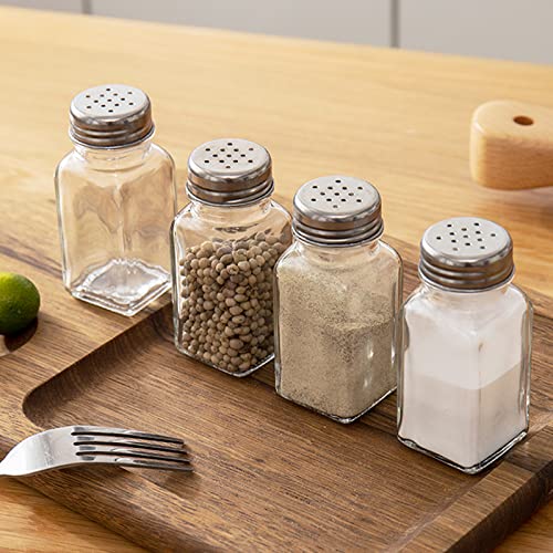 Tebery pantry organization with clear glass for fast spice checks