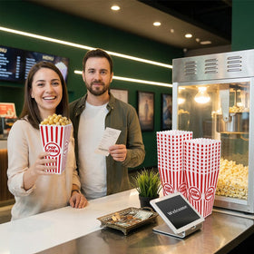 Tebery party bowls keep snacks organized at movie nights and receptions