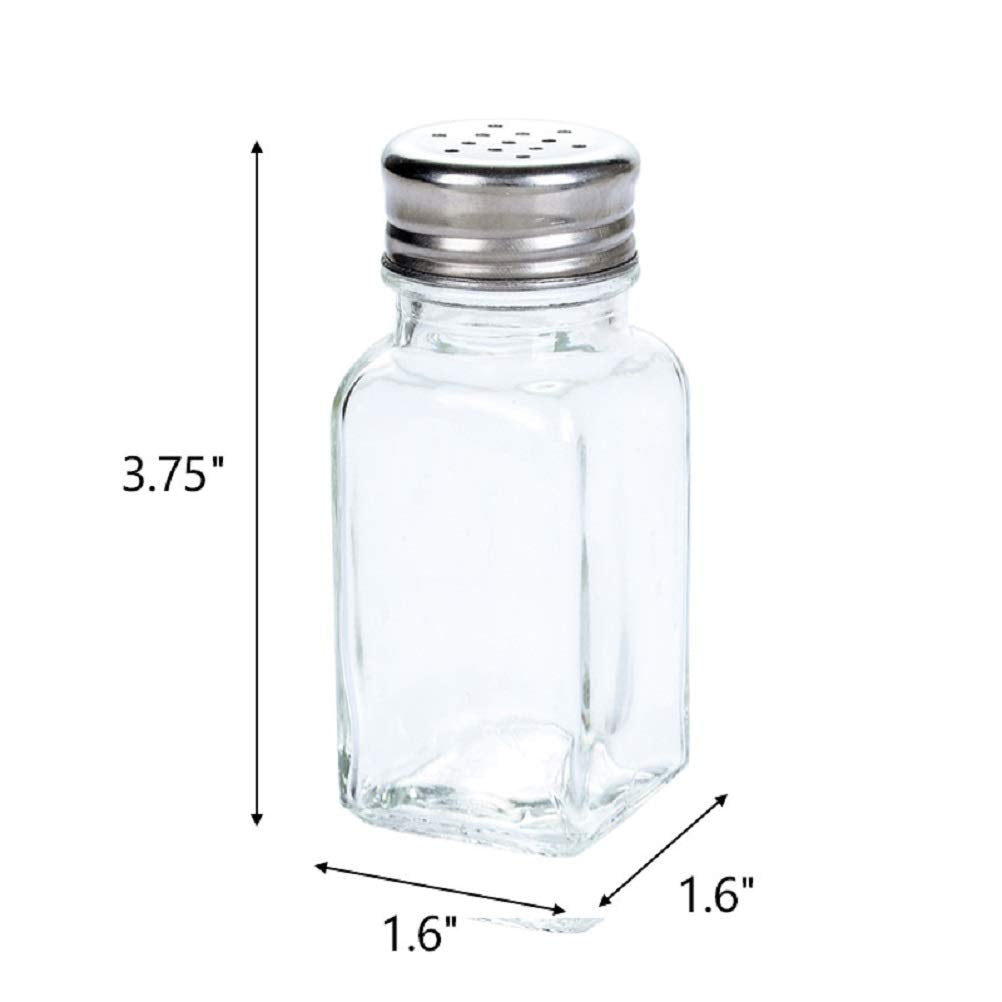 Close-up of Tebery shakers showing durable mushroom-top lids