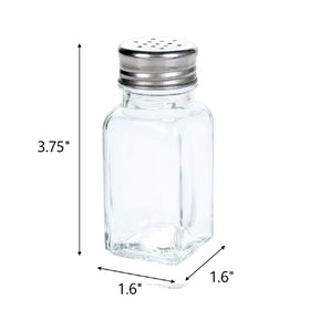 Close-up of Tebery shakers showing durable mushroom-top lids