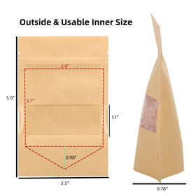 Tecbeauty kraft paper texture adds natural packaging appeal.