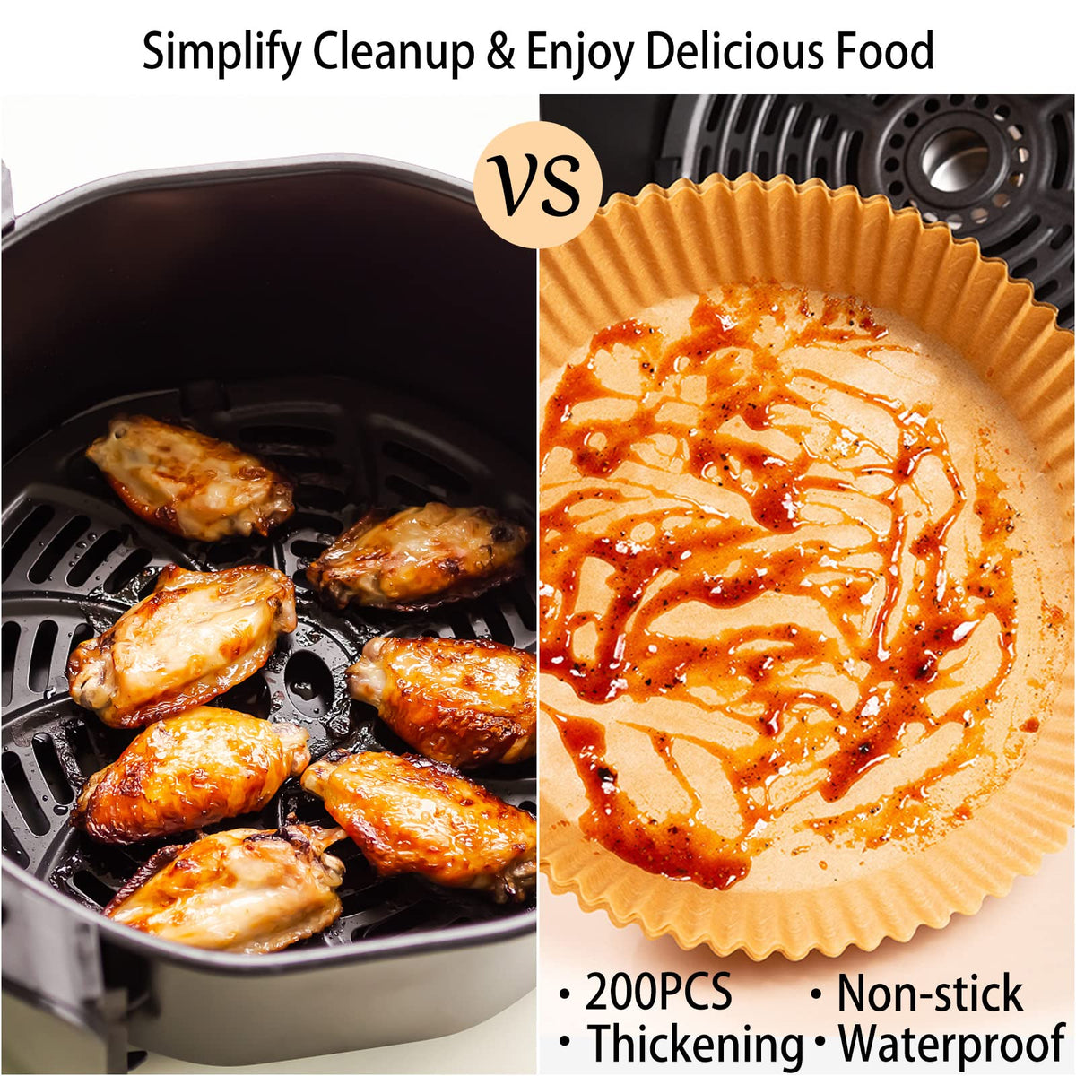 Tecbeauty liners designed for roasting, steaming, microwaving, and air frying.