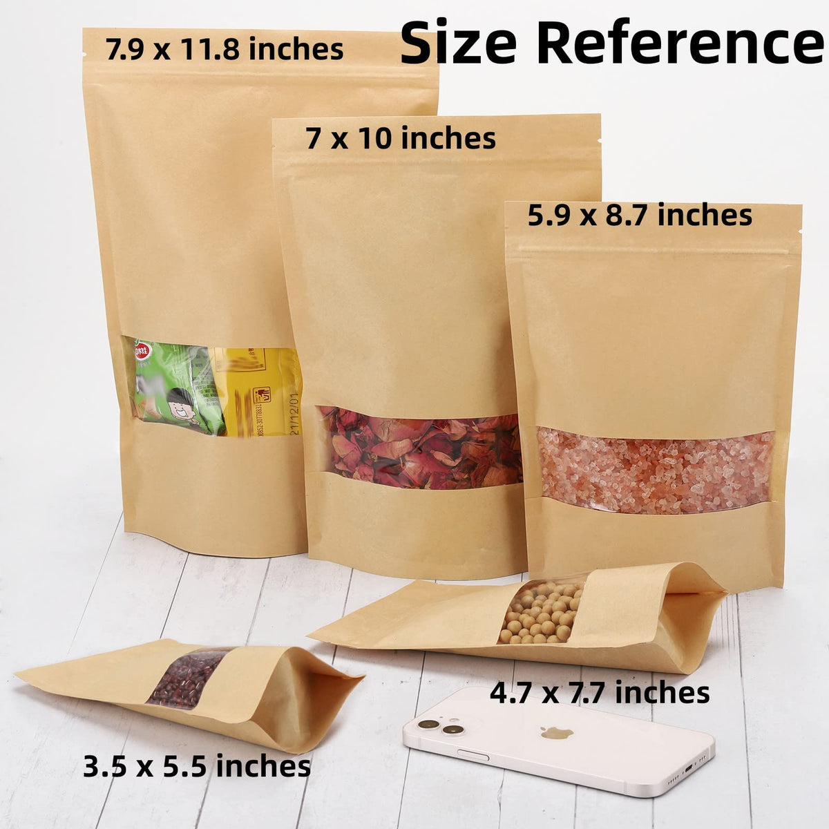 Tecbeauty 100-pack keeps dry goods ready for gifting.