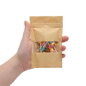 Tecbeauty stand-up pouch design helps organized pantry storage.