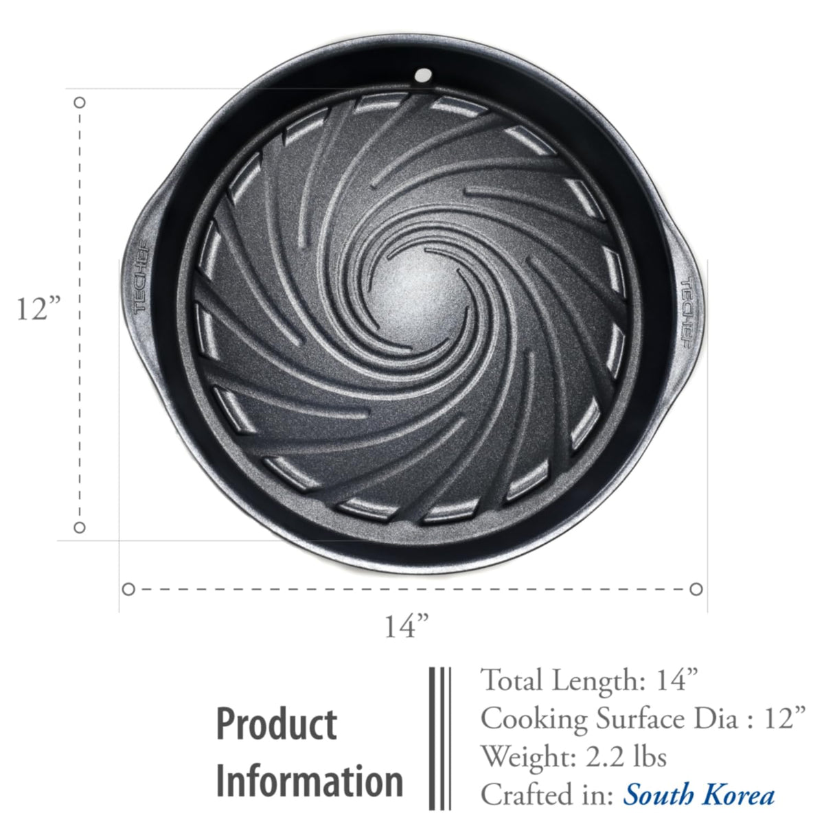 TECHEF KBBQ grill pan in an oven and dishwasher for convenience