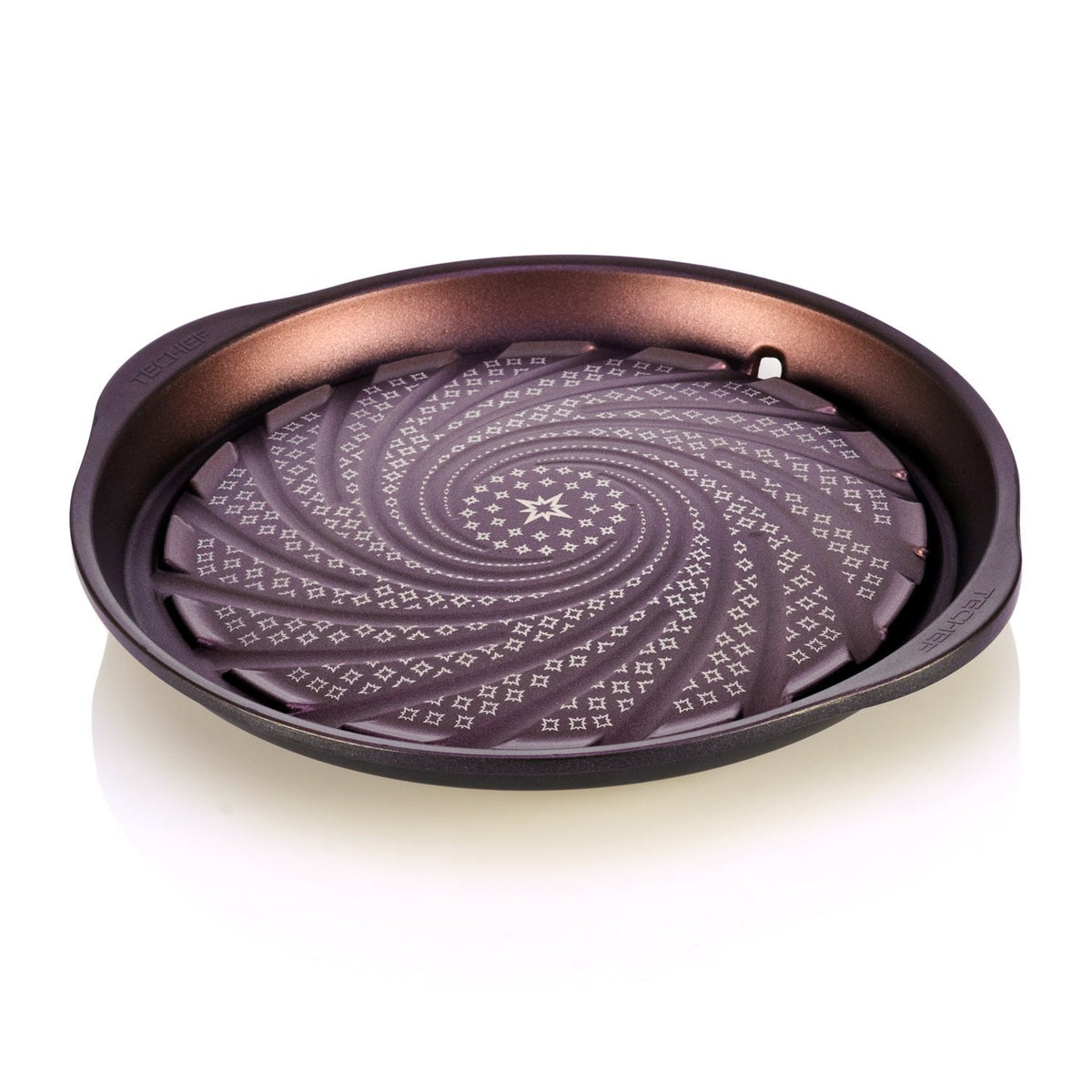 TECHEF KBBQ nonstick grill pan showing smooth surface for even searing and release