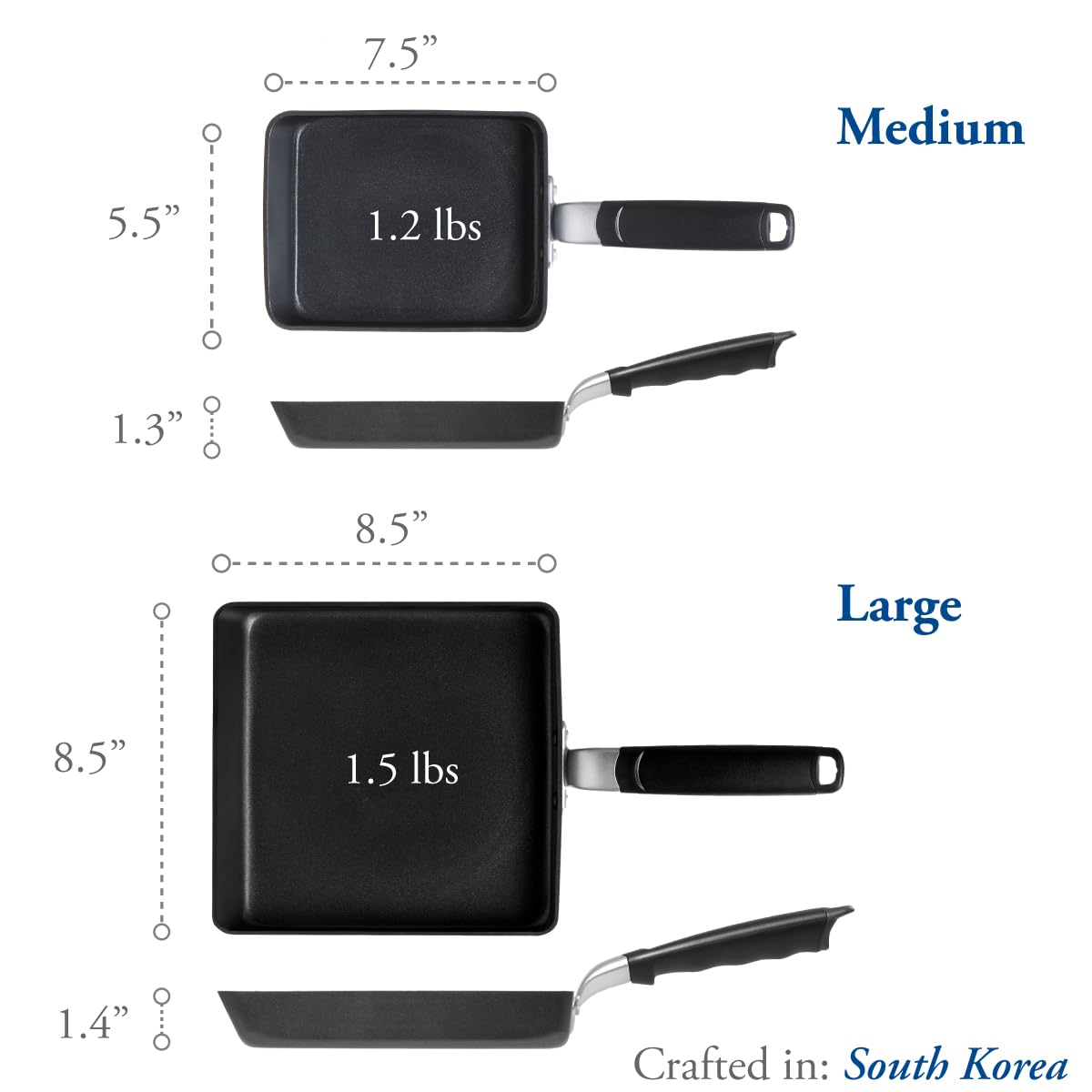 TECHEF Tamagoyaki Pan dishwasher-safe feature for quick cleanup