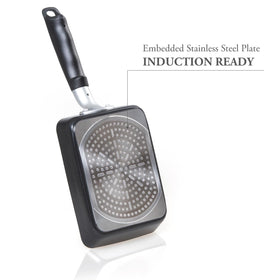 TECHEF Tamagoyaki Pan oven-safe up to 350F for versatile cooking