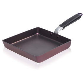 TECHEF Tamagoyaki pan purple large tilt for easy omelette flipping