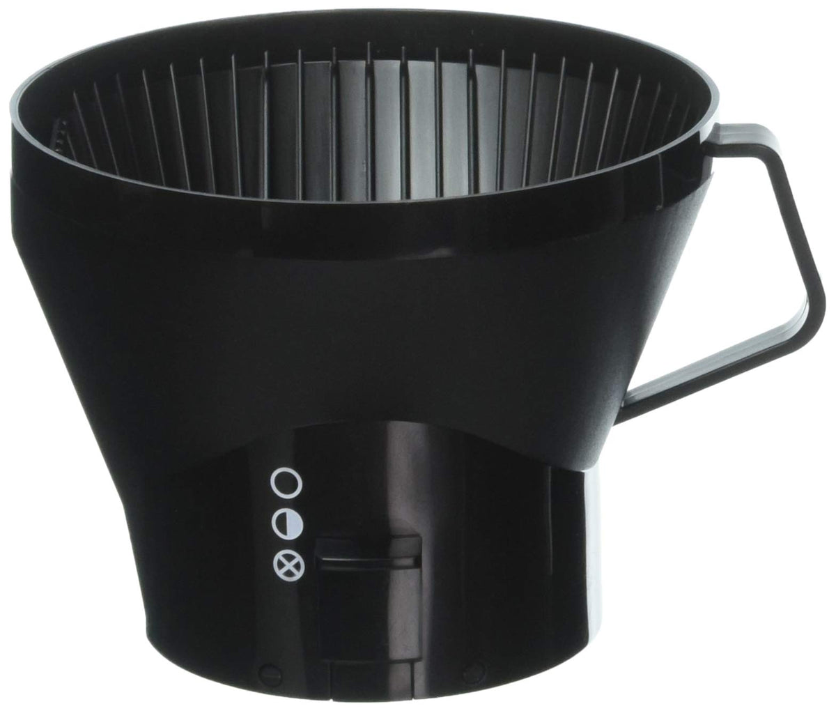 Technivorm Moccamaster 13192 manual brew basket enables precise drip-stop control for compatible brewers.