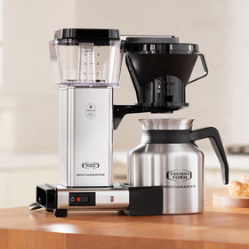 Close-up of KBTS brew-basket control for adjustable flow