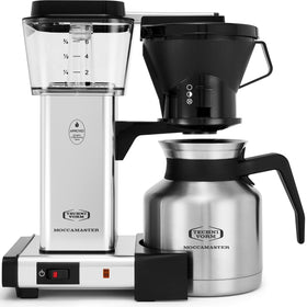Technivorm Moccamaster 79212 KBTS polished silver front view reveals premium build