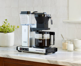 Technivorm Moccamaster auto-stop brew basket prevents drips