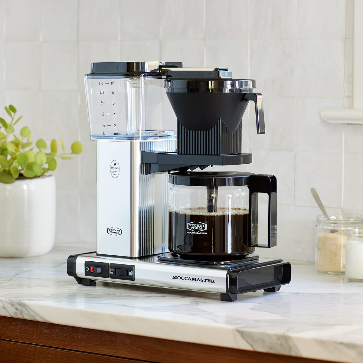 Moccamaster KBGV Select 5 year warranty for lasting peace of mind.