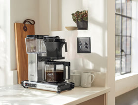 Technivorm Moccamaster polished silver finish adds premium kitchen appeal