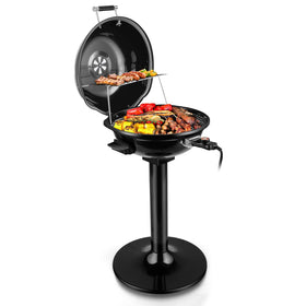 Techwood Electric Grill compact design for easy transport and setup.