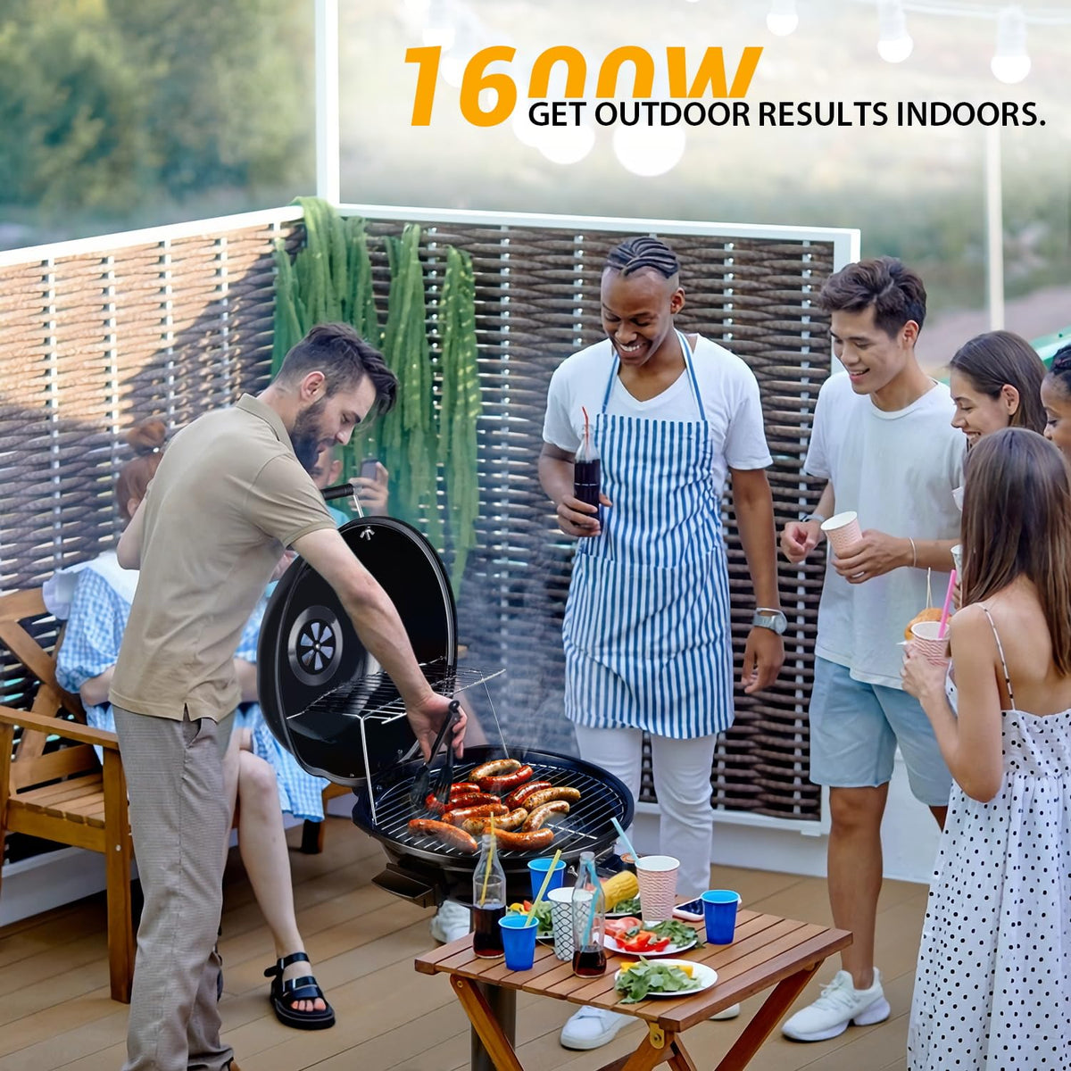 Techwood Electric Grill drip tray reduces mess and simplifies cleanup after meals.