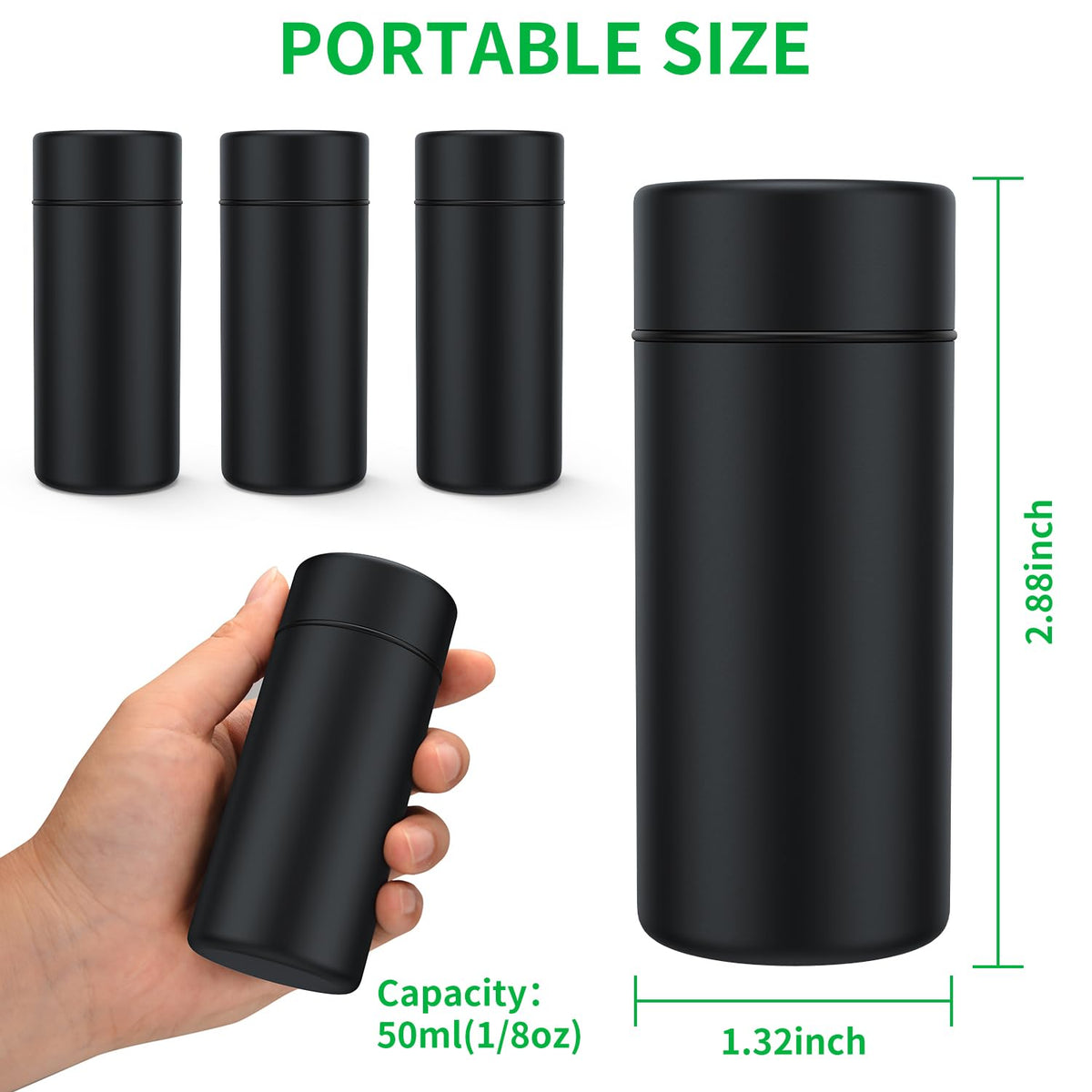 TecQach airtight lid with rubber seal keeps smells contained and freshness longer