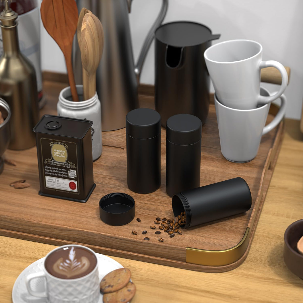TecQach stylish 3-pack design keeps items discreet and organized