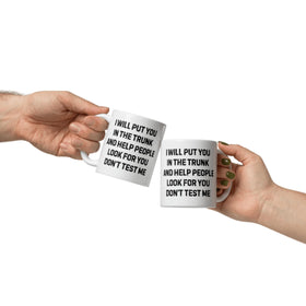 Teegarb coffee mug 11oz dark humor design, a fun conversation starter.