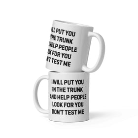 Teegarb coffee mug 11oz mom dad friendly design, makes a witty everyday accent.