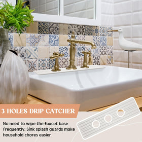 Teenyyou 2.24 inch hole diameter focal point for faucet mat performance.
